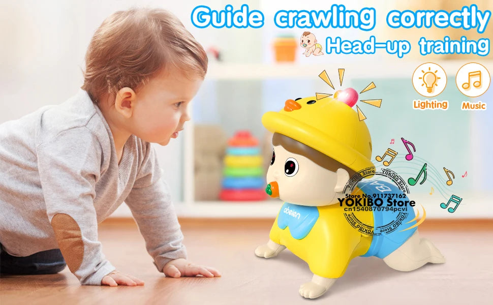 Crawling Baby Toys 18 Months + Toddler Musical Toys Baby Toys 18 Months + Early Educational Toys for Infant Toys Baby Toys