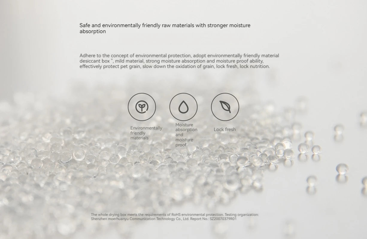 Original Xiaomi Mijia Smart Pet Feeder Drying Box Set Connected To Mijia App Smartreminder For Xiaomi Pet Feeder 3pcs