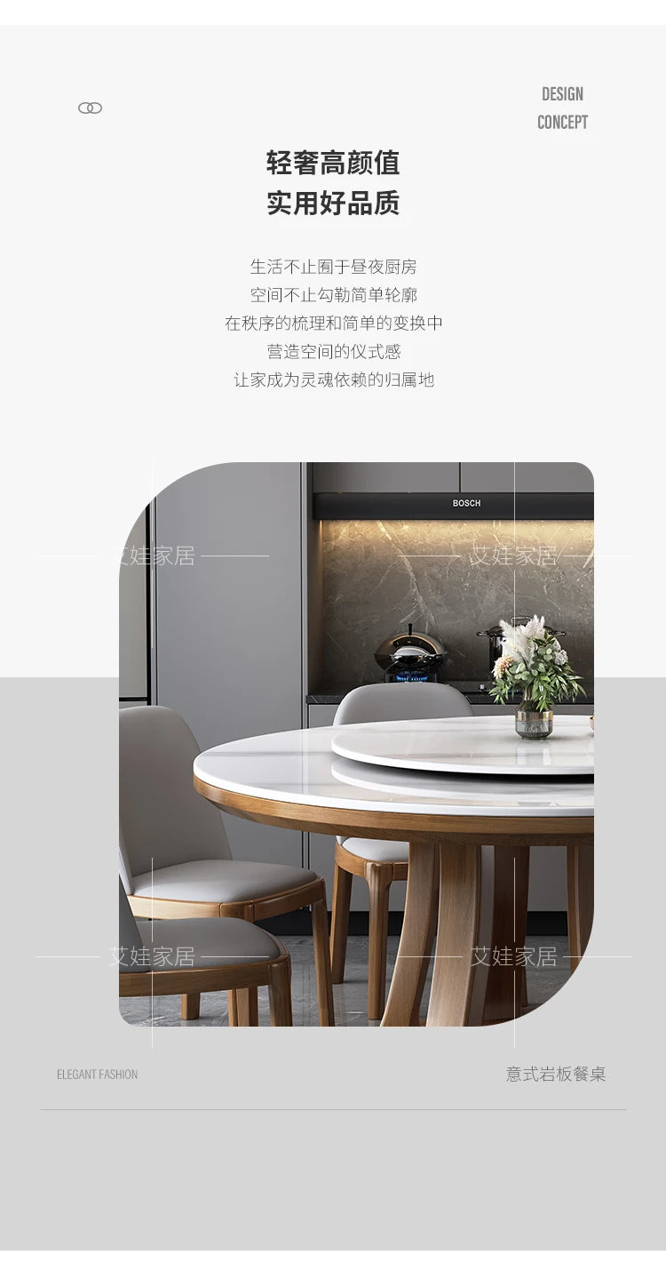 Marble Round Dining Table Nordic Luxury Style Minimalist Modern Dining Table Legs Space Savers Mesa Comedor Home Furniture