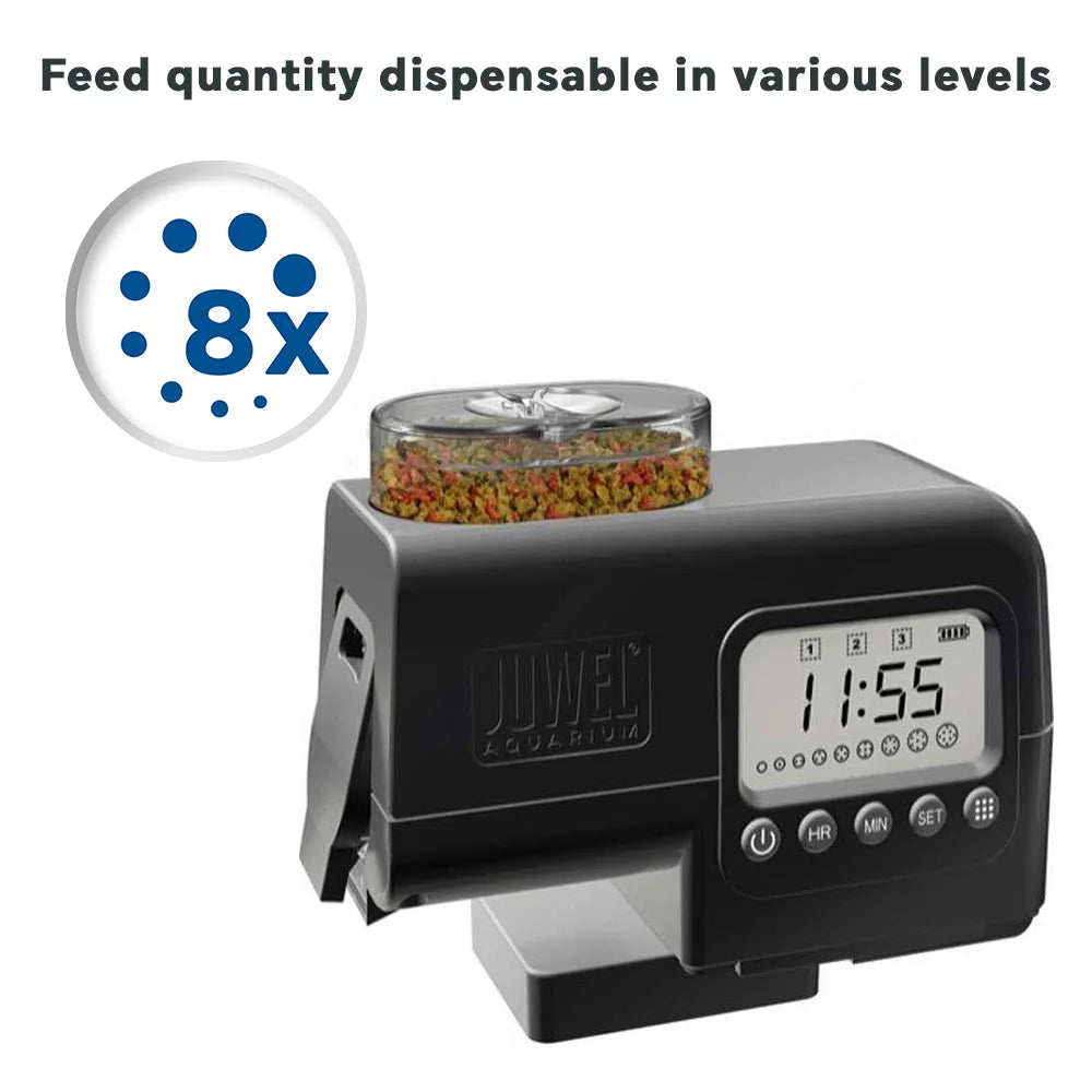 JUWEL Aquarium SmartFeed 2.0 Premium Automatic Programmed Individually Fish Feeder for Granulate Fake Every JUWEL Aquariums