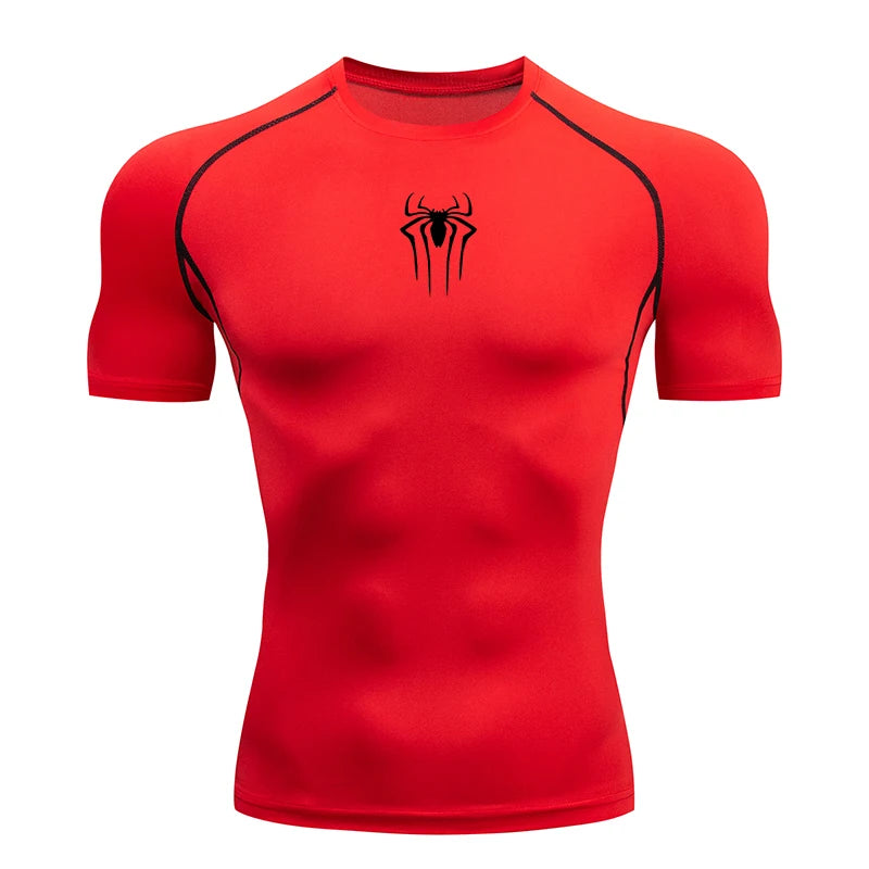 2024 Compression T Shirt Men Short Sleeve Sport Tees Fitness Running Sportsear Men Gym Elastic Quick Dry Jogging T-shirt Tops
