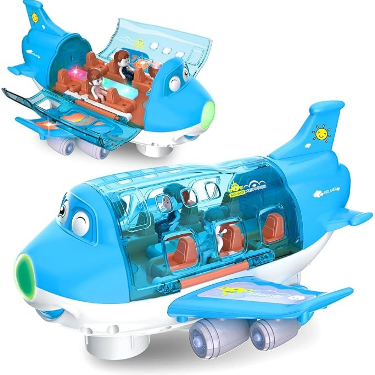 Children's toys: Electric airplane toys/car airplane models/Lights and music - boys' and girls' transportation toys, Christmas