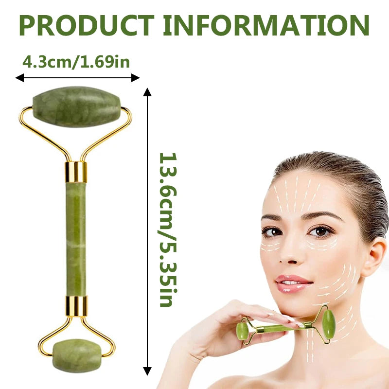 Gua Sha Massager Roller for Face Neck Eye Jade Store Scraper Roller Massage  Lifting Body Slimming Guasha Skin Beauty Care Tools