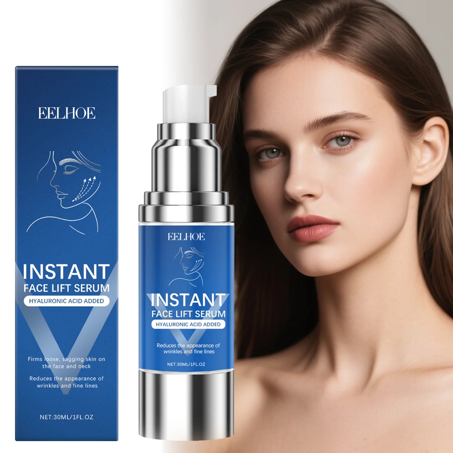 Hydrating Facial Serum with Glycerin for Dry Skin Deep Moisture Plumping Effect Smooth Radiant Skin Lightweight Fast Absorbing