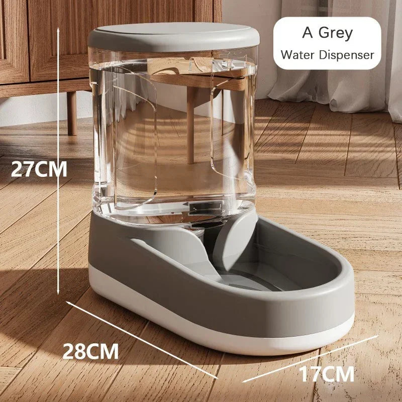 ￥Auto Smart Feeder with Water Dispenser｜6L Dual Tanks, Chew-Proof ABS Case, APP Control & Low-Food Alert (Durable Home Solution)