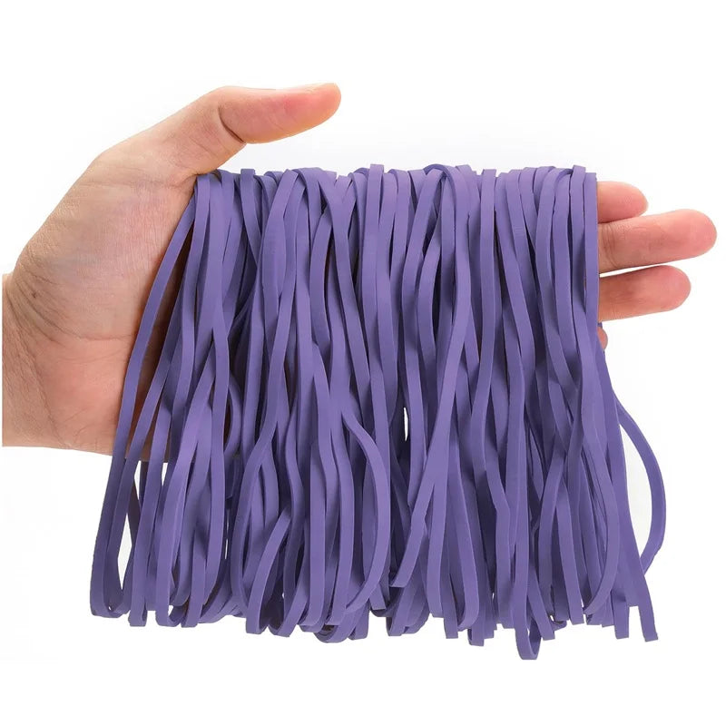 80pcs Mutilcolor Rubber Bands For Office School Home Organization Strong Elastic Band 0.12Inch Width