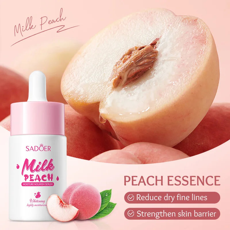 SADOER Milk Fruits Facial Serum for Face skincare Moisturizing Firming Hydrating Facial Essence Beauty Face Skin Care Products