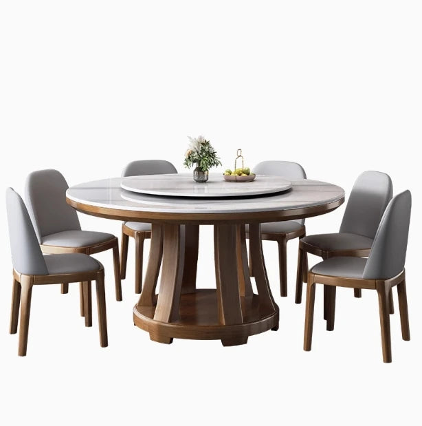 Marble Round Dining Table Nordic Luxury Style Minimalist Modern Dining Table Legs Space Savers Mesa Comedor Home Furniture