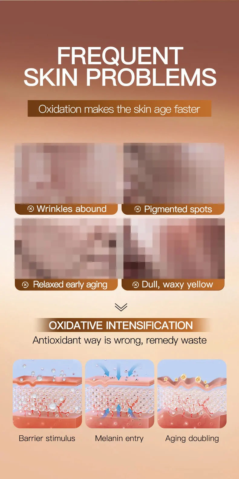 SADOER Sea Buckthom Vitamin C Antioxidant Snooth Serum Antioxidant Brightening and Moisturizing Essence