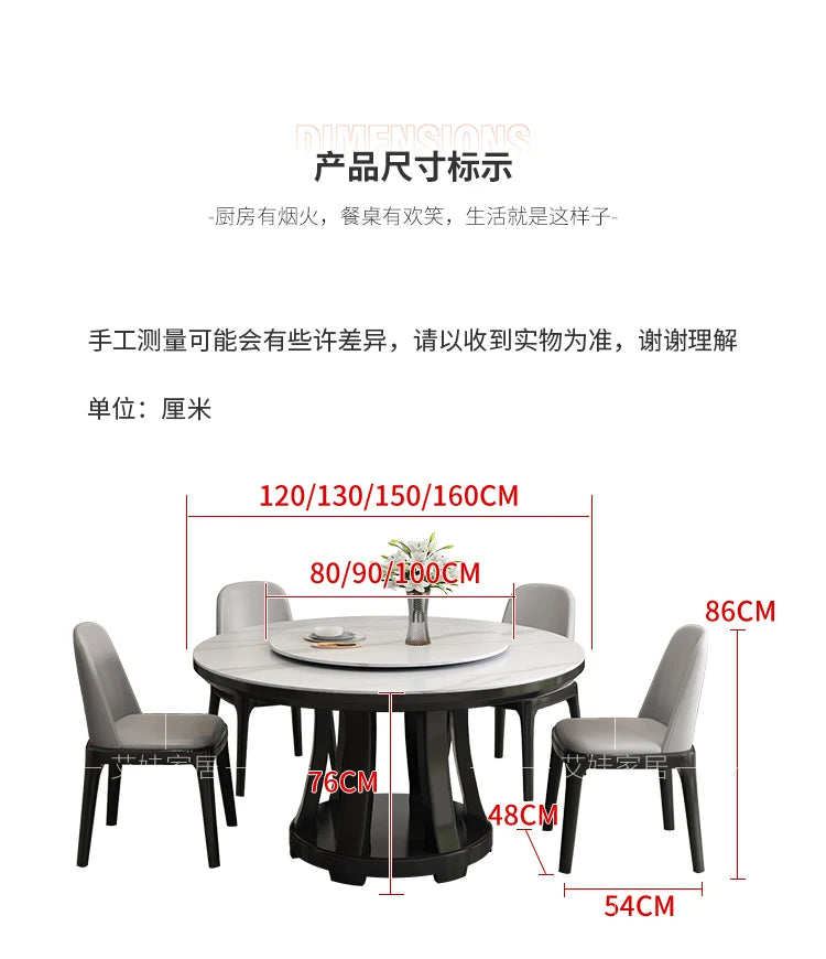 Marble Round Dining Table Nordic Luxury Style Minimalist Modern Dining Table Legs Space Savers Mesa Comedor Home Furniture