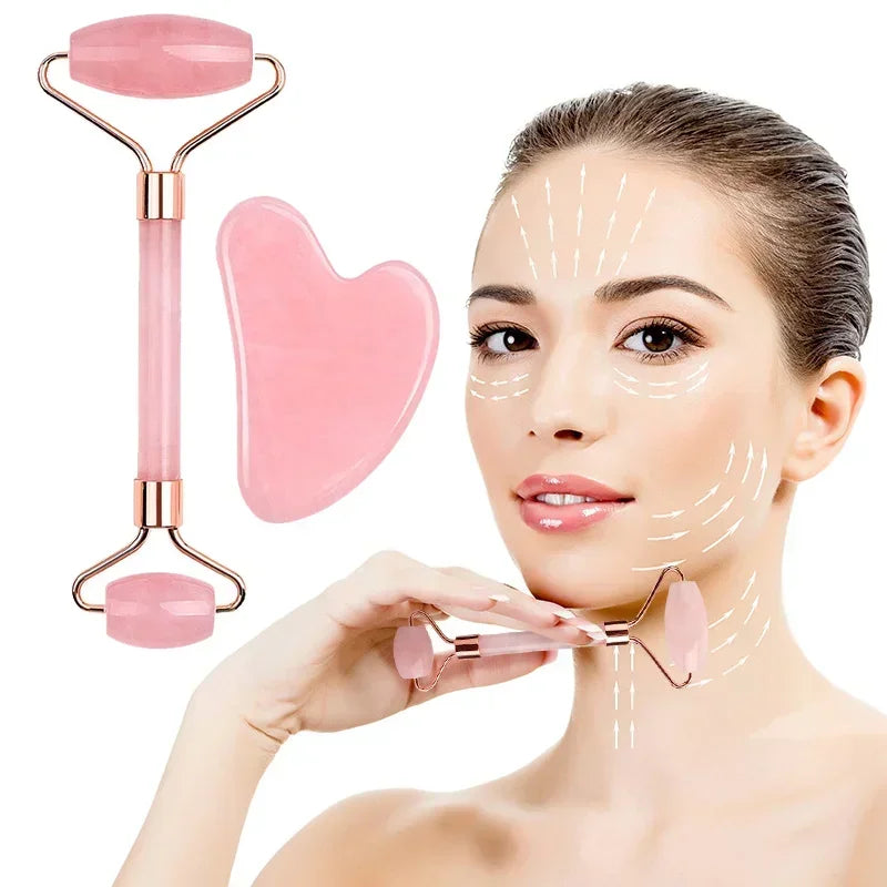 Gua Sha Massage Board Neck Anti Wrinkle Massager Tool Facial Skin Lifting Anti-Wrinkle Beeswax Stone Scraping Massager