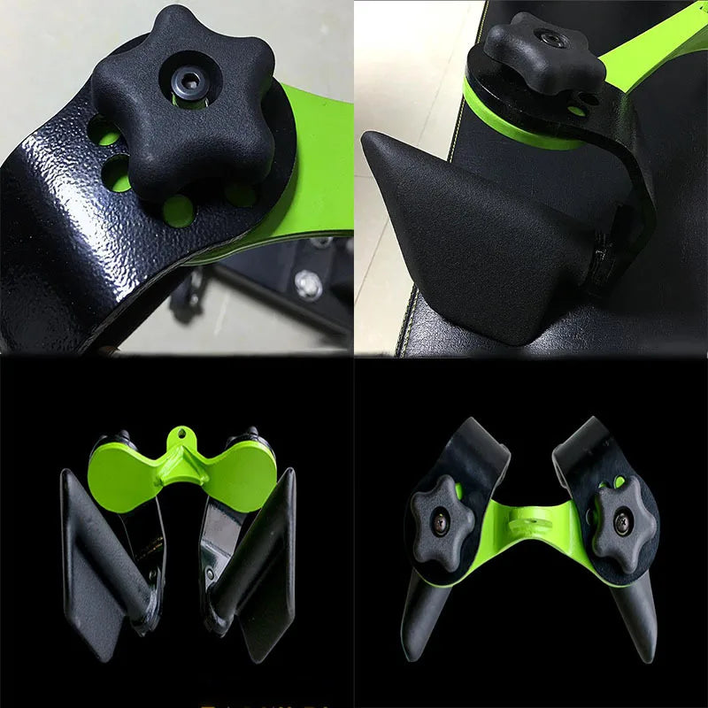 Fitness Lat Pull Down T-Bar Handle， Rowing Rotating V-Bar， Pulley Cable Machine Attachment Handle Grip， Gym Equipment Back Train