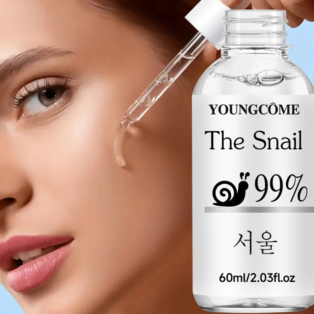 Snail Essence Soothing Face Serum Facial All in One Facial Serum Hydrating and Moisturizing Skin Care