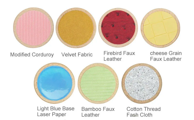 Children Montessori Sensory Toys Tactile Board Matching Game Tactile Classification Color Cognition Memory Training Kids Toys