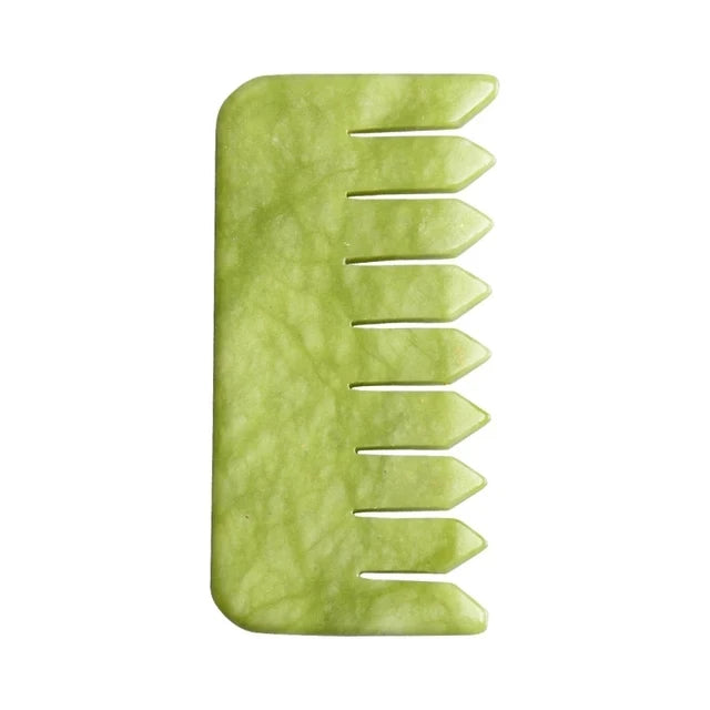 Natural Green Xiuyu Gua Sha Board Jade Stone Massager For SPA Acupuncture Body Scraping Gouache Scraper Facial Beauty Tool