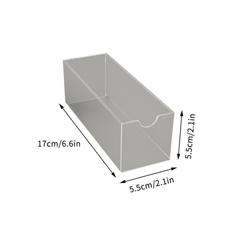 Home Organization Essentials: PP Desktop Storage Case for Chargers, Cables, Cards, Clear and Moisture-proof