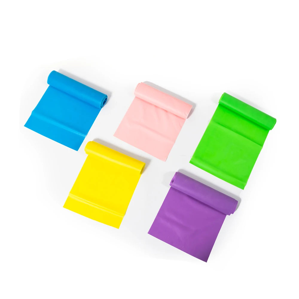 Yoga physiotherapy elastic band, gym resistance band, sports stretching training rope, Pilates 200cm stretching film, fitness eq