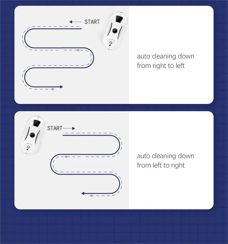 Smart Window Cleaning Robot Electric Intelligent Glass limpiacristales Robot Vacuum Cleaner for Window Remote Control for Home