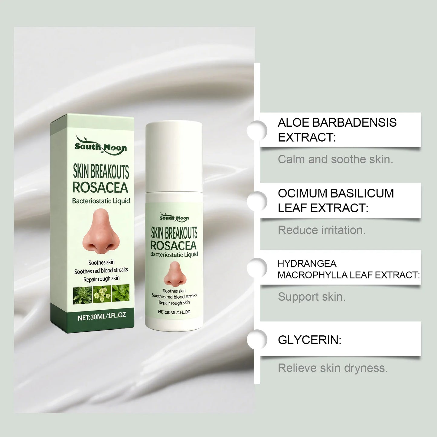 Hydrating Exfoliating Serum Delivers Moisture Sloughs Dead Cells Repairs Post-Stay-Up Skin and Improves Roughness