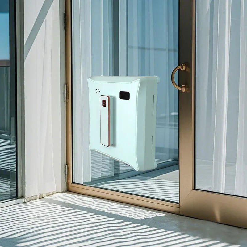 Window vacuum cleaner, spray water model, laser sensor, smart home glass wall dual-purpose cleaning (dry and wet), APP & remote