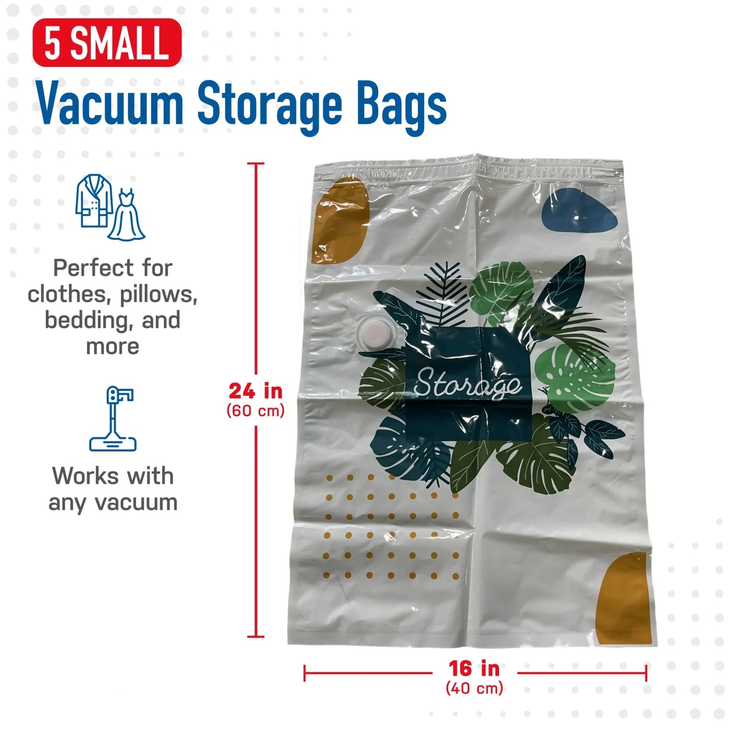 Space saver vacuum storage bags with Hand Pump for Travel Organizer Bags for Comforters, Blankets, Bedding,Packing Bags
