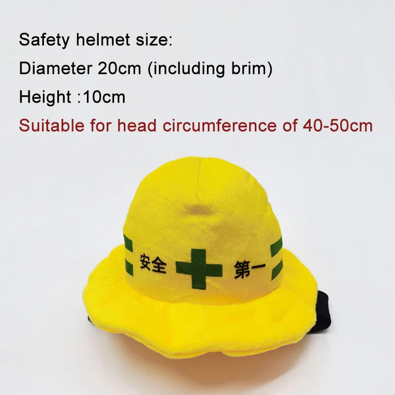 Pet Engineering Team Safety Helmet Puppy Kitten Hat Halloween Pets Accessories Small Medium-Sized Dog Corgi Labrador Photo Props