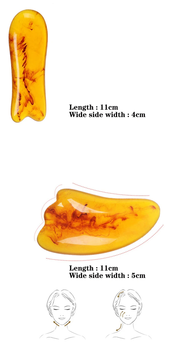 7Pcs/Set Beauty Scrapping Massage Tool Guasha Massager Gua Sha Board Face Eye Body Acupoint Stimulation Therapy SPA Scraper