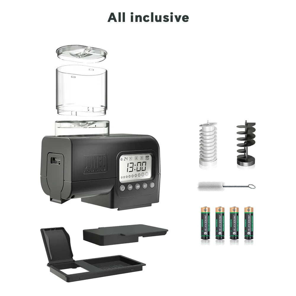 JUWEL Aquarium SmartFeed 2.0 Premium Automatic Programmed Individually Fish Feeder for Granulate Fake Every JUWEL Aquariums