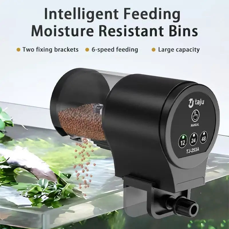 Fish Tank Feeder Intelligent Timed Feeder Ornamental Fish Turtle Food Automatic Feeding Of Fish Food In The Aquarium