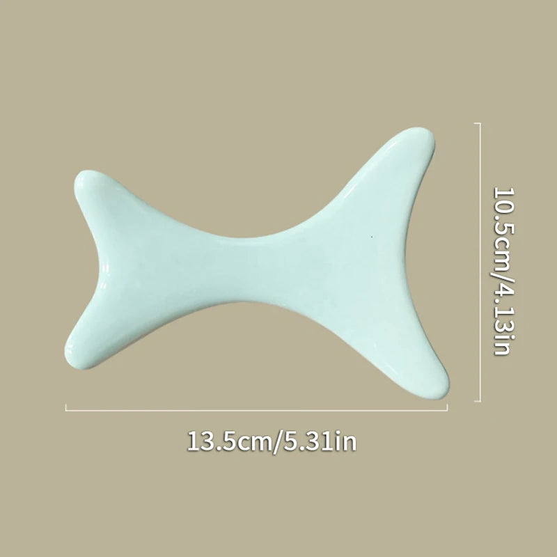 Gua Sha Massage Board Scraping Tool Ceramic Antistatic Good Thermal Conductivity Tissue Mobilization Tool For Whole Body Care