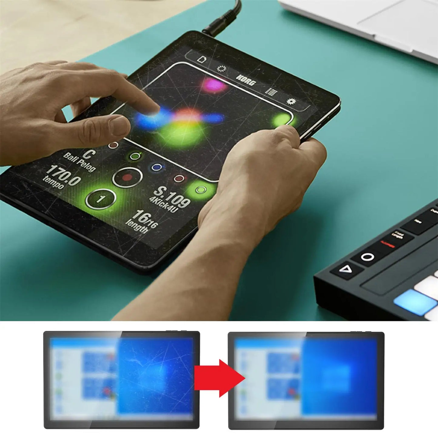 Screen Cleaner Spray Electronic Cleaning Kit Monitor Cleaner For Smart TVs Monitors & Cars Laptop Cleaner 30ml + Cleaning Cloth