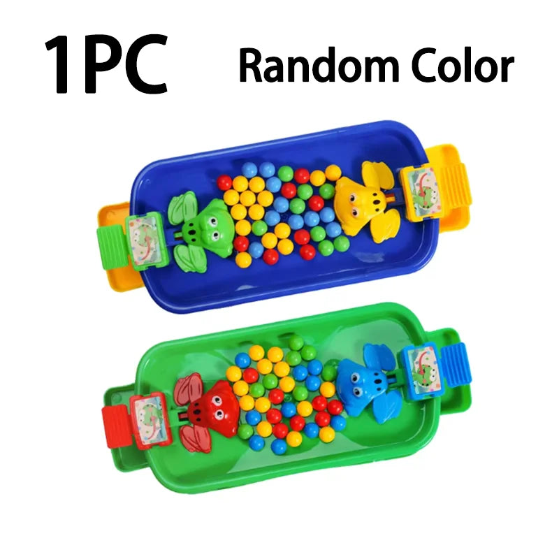 Toys Parent-child interaction Athletics Tabletop Games Strategy Game For Children Family Gathering Toys Frog Eat Bean Game