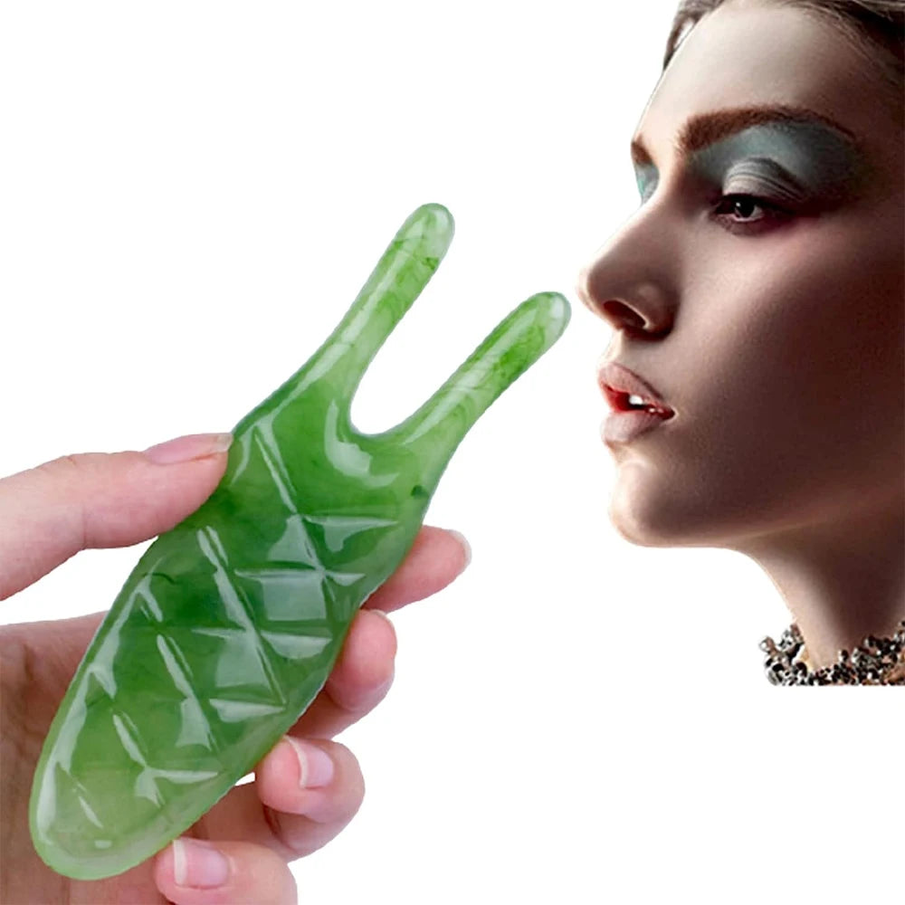 Gua Sha Facial Tools, Guasha Tool for Face, Massage Tool for Nose, Face and Body, Relieve Rhinitis, Tensions & Reduce Puffiness