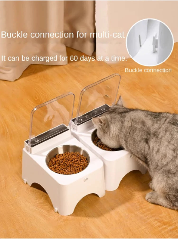 Smart Cat Bowl Intelligent Lid Opening Pet Bowl Infrared Sensor Cat Dog Food Feeder Anti-mouse Pet Food Dispenser Cats Supplies