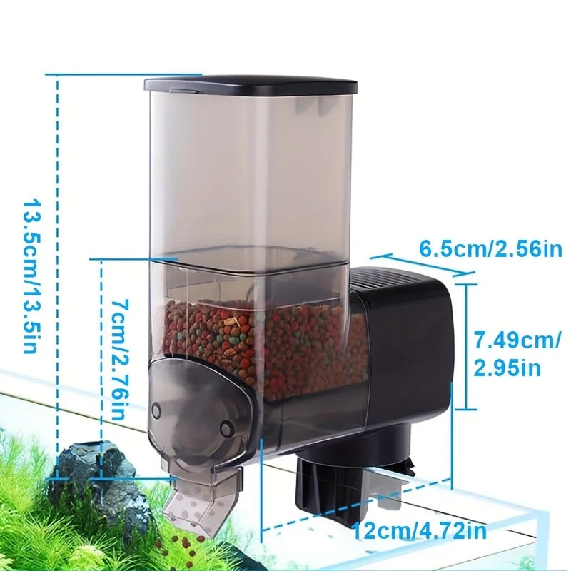 Smart Automatic Fish Feeder Turtle Feeder Timing Quantitative Feeding Suitable Aquarium Fish Tank Accessories Bet Fish Goldfish