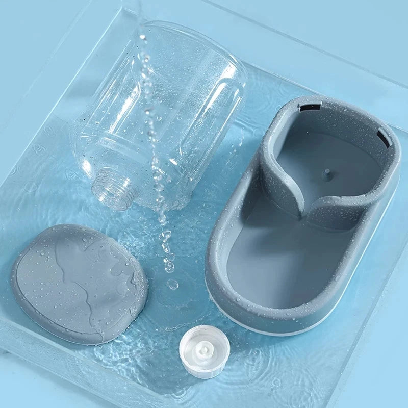 ￥Auto Smart Feeder with Water Dispenser｜6L Dual Tanks, Chew-Proof ABS Case, APP Control & Low-Food Alert (Durable Home Solution)