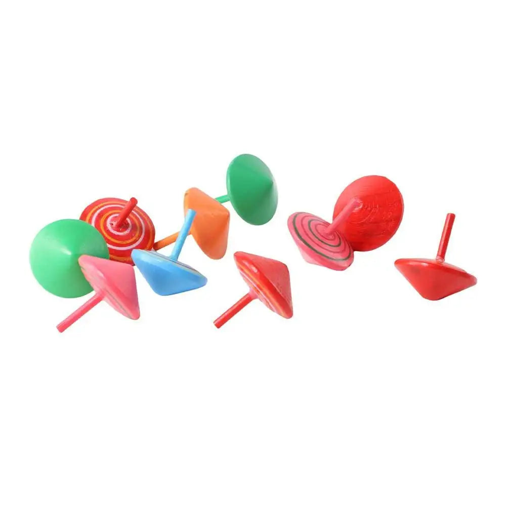 Toys Educational Game Peg-Top Spinning Top Wooden Rotate Gyro Desktop Spinning Top Woode Spinning Top Toy Wooden Gyro Toys