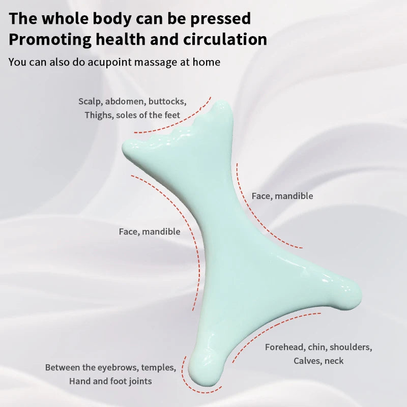 Gua Sha Massage Board Scraping Tool Ceramic Antistatic Good Thermal Conductivity Tissue Mobilization Tool For Whole Body Care