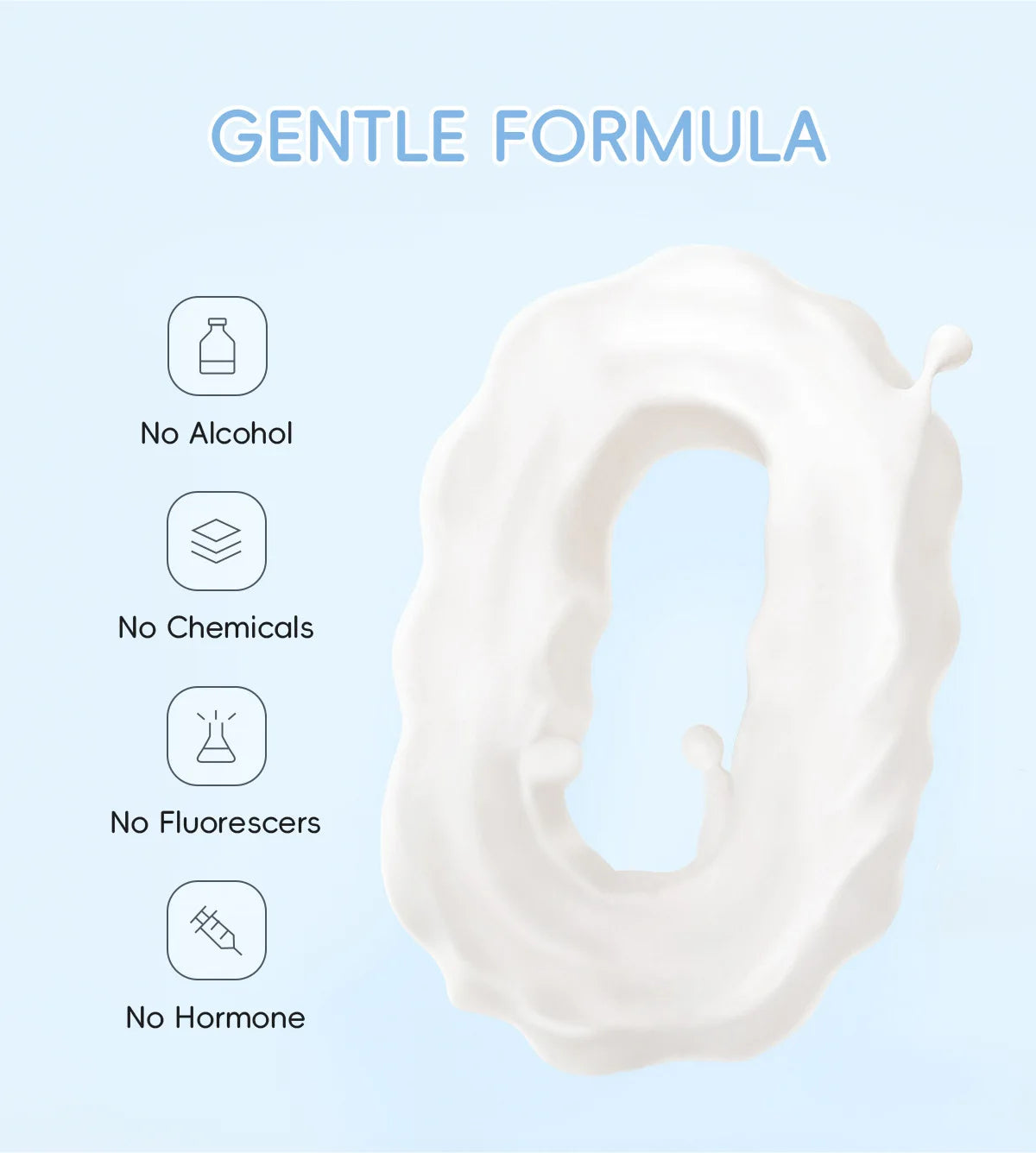 Milk Facial Serum for Face Skincare Moisturizing Hydrating Facial Essence Beauty Face Serum Cream Skin Care Products 17ml