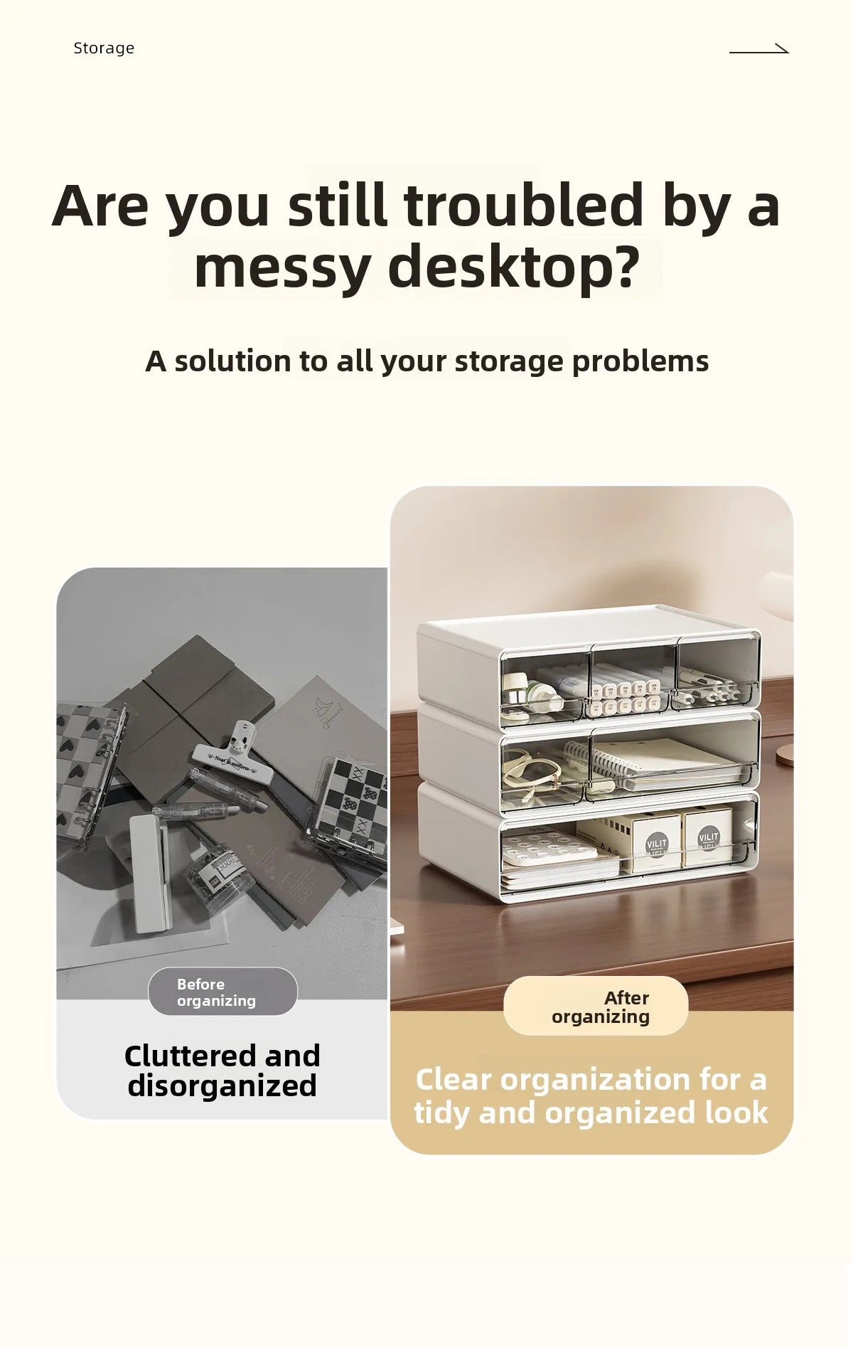 Simple Der Sle Desktop Organizer Cosmetic Storage Cabinet Office Document Storage Box Multi ids Space Saver