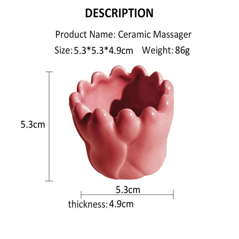 〔San〕Ceramic Gua Sha For Face Body Massage Tool Body Guasha Board For Relief Massage Face Lift Gua Sha Massager