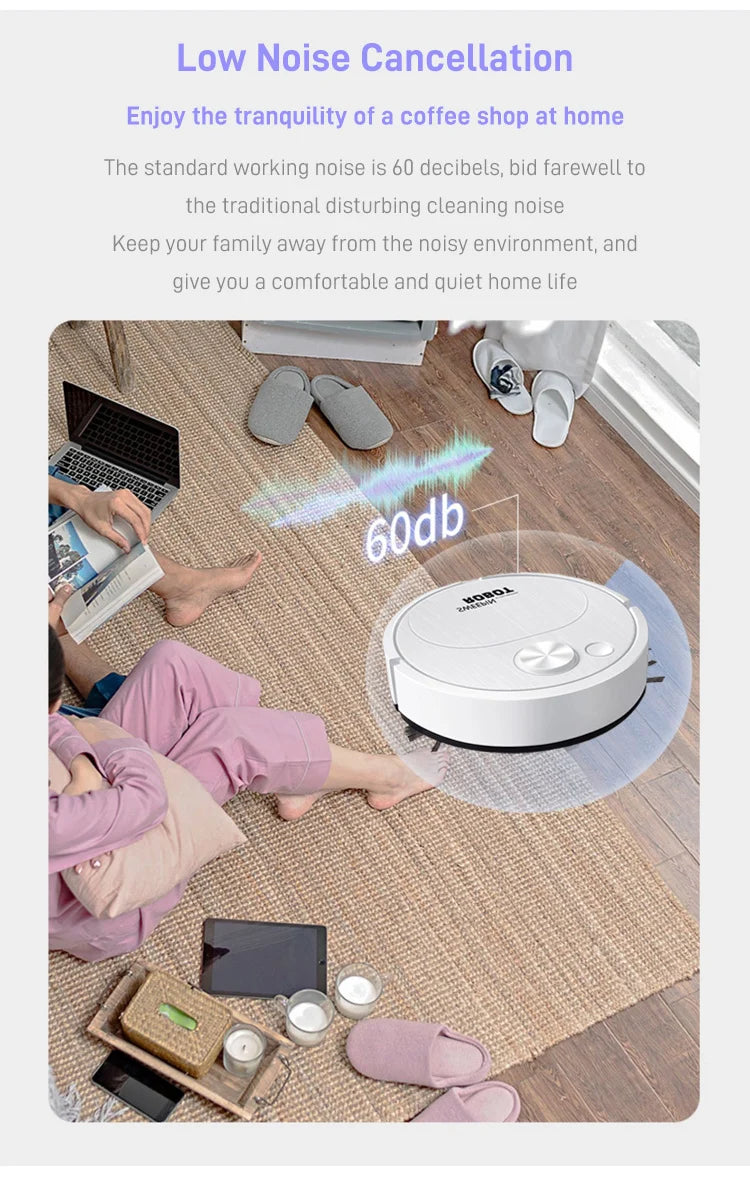 Home Smart Mini Vacuum Cleaner Usb Charging Automatic Smart Sweeping Robot Cleaning Machine