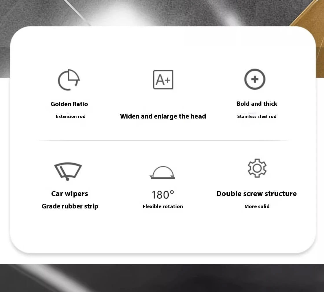 Silicone Scraper Broom Magic Wiper Floor Toilet Bathroom Squeegee Scrubber High Place Glass Wiper Household Cleaning Tools