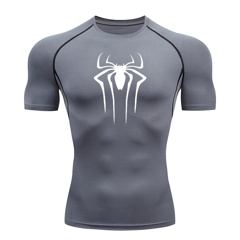 2024 Compression T Shirt Men Short Sleeve Sport Tees Fitness Running Sportsear Men Gym Elastic Quick Dry Jogging T-shirt Tops