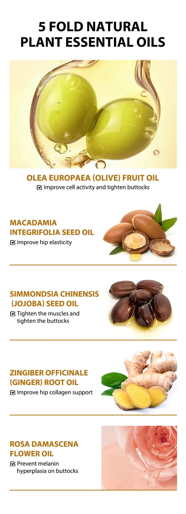 Natural Buttock Augmentation serums Effective Butt Enlargement Growth Lift Up Ass Firm Breast Bigger Sexy Body Care For Women