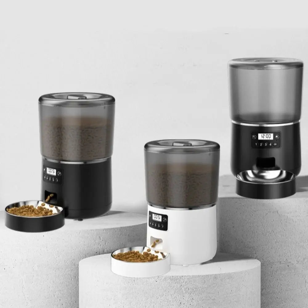 4L Smart Pet Feeder Timed Feeding Remote Control APP Control Feeder 9-Meal WIFI Enabled Cat Automatic Feeder For Cats Dogs