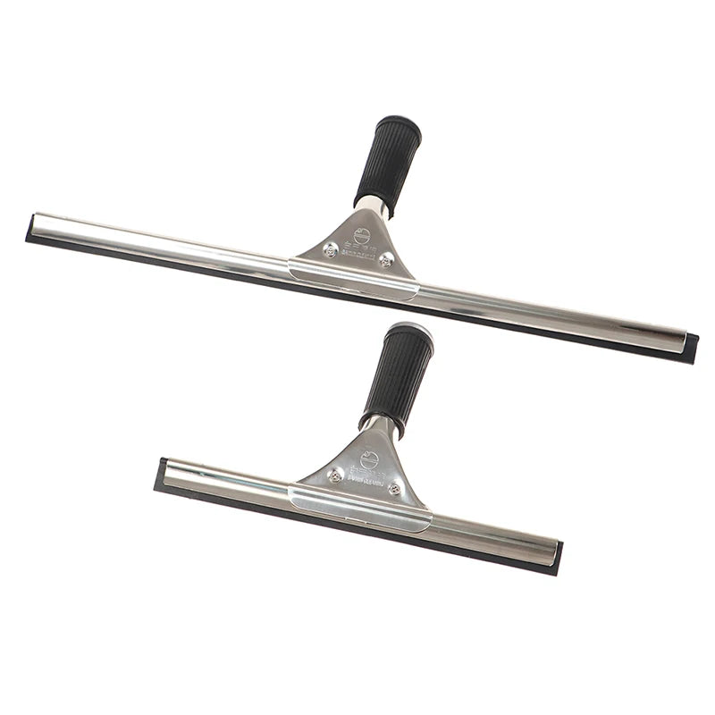 Household Glass Wiper Cleaning Bathroom Mirror Cleaner With Silicone Blade Hook Car Shower Squeegee Window Scraper