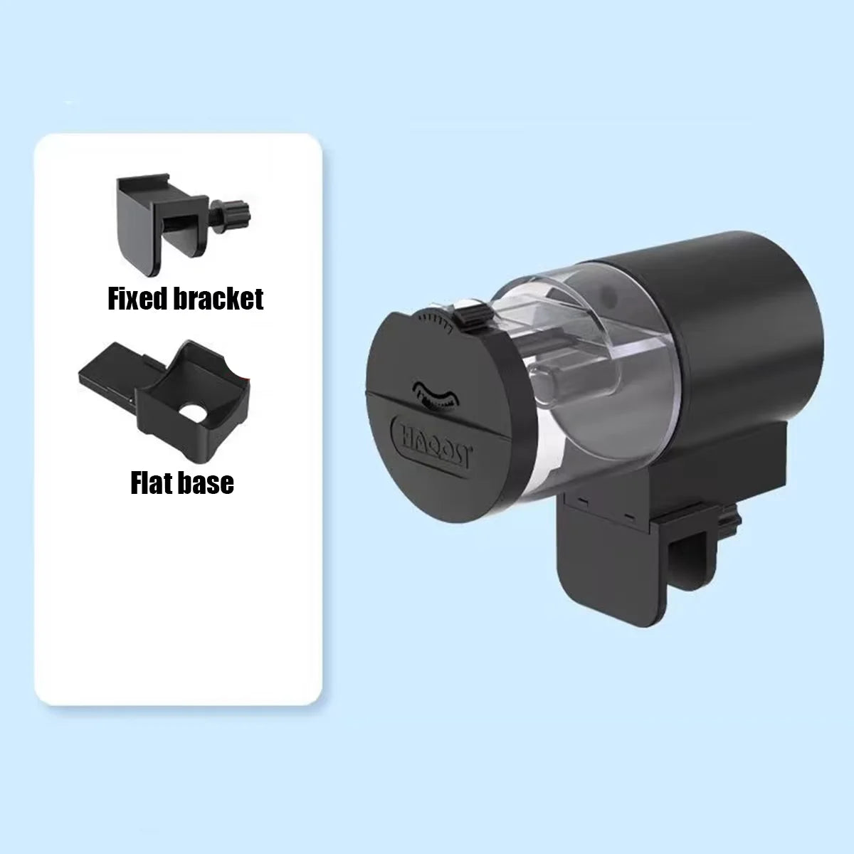 2025 Automatic Fish Feeder 100ml -Digital Programmable Aquarium Food Dispenser with Timer, IP66 Waterproof for Pond/Turtle Tanks