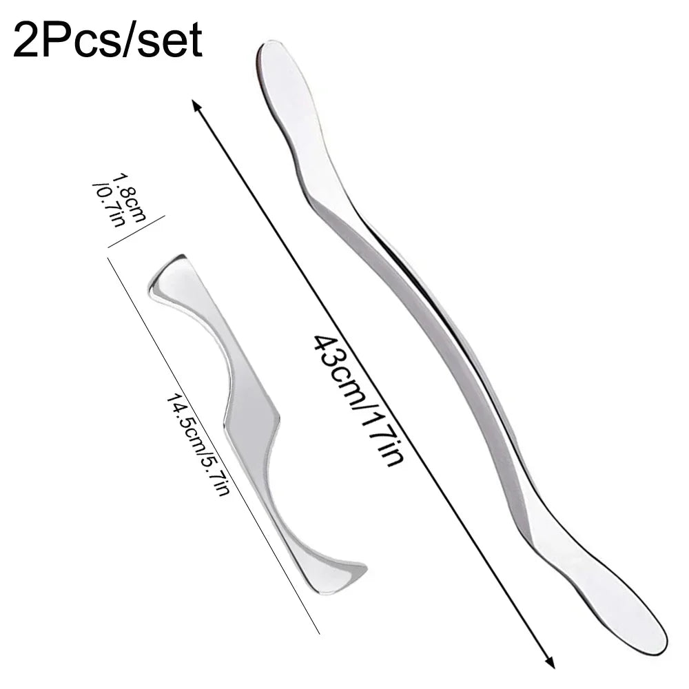 1/4/5/7pcs Stainless Steel Gua Sha Scraping Massage Tool Set IASTM Tools Great Soft Tissue Mobilization Tool
