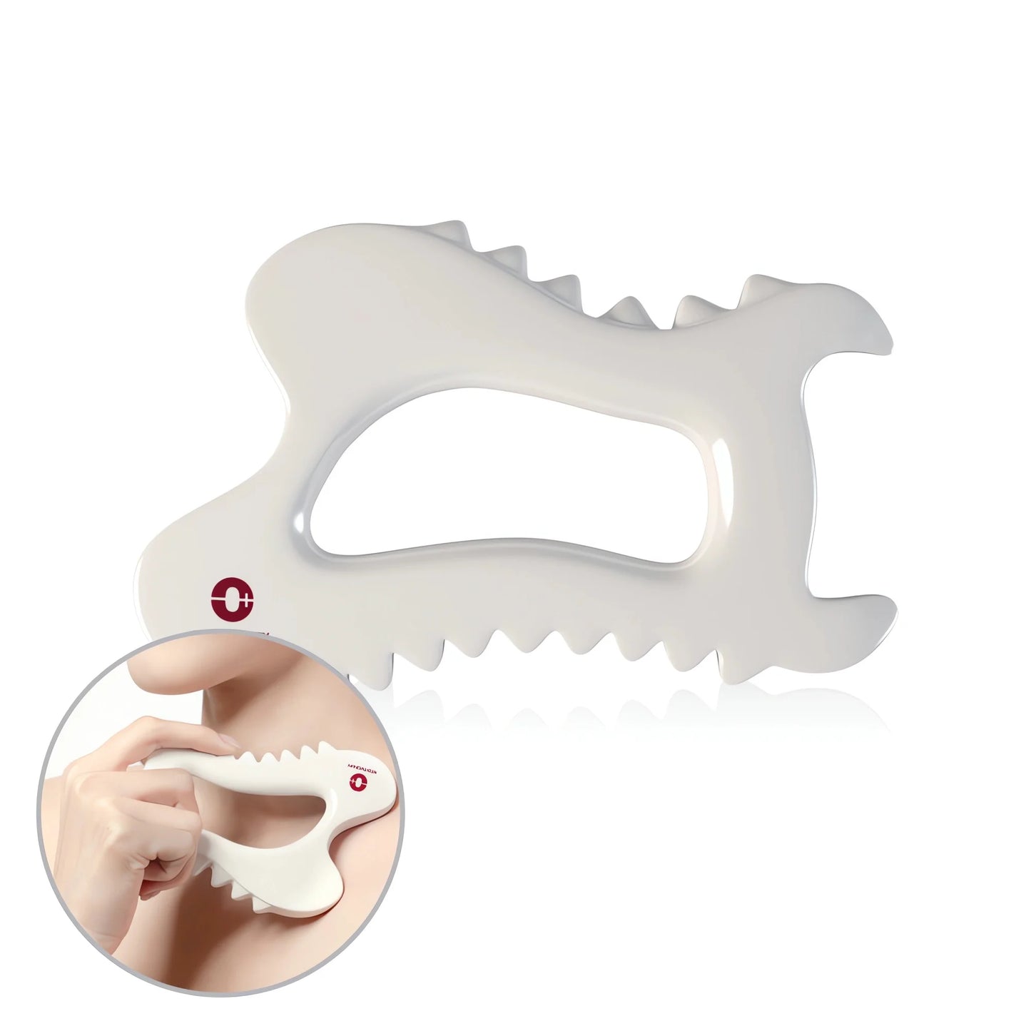 MEDITHERAPY SOKSAL Ergonomic Versatile Handheld Gua Sha Board for Face & Body, Gua Sha Massage Tool Relaxation & Beauty Massager